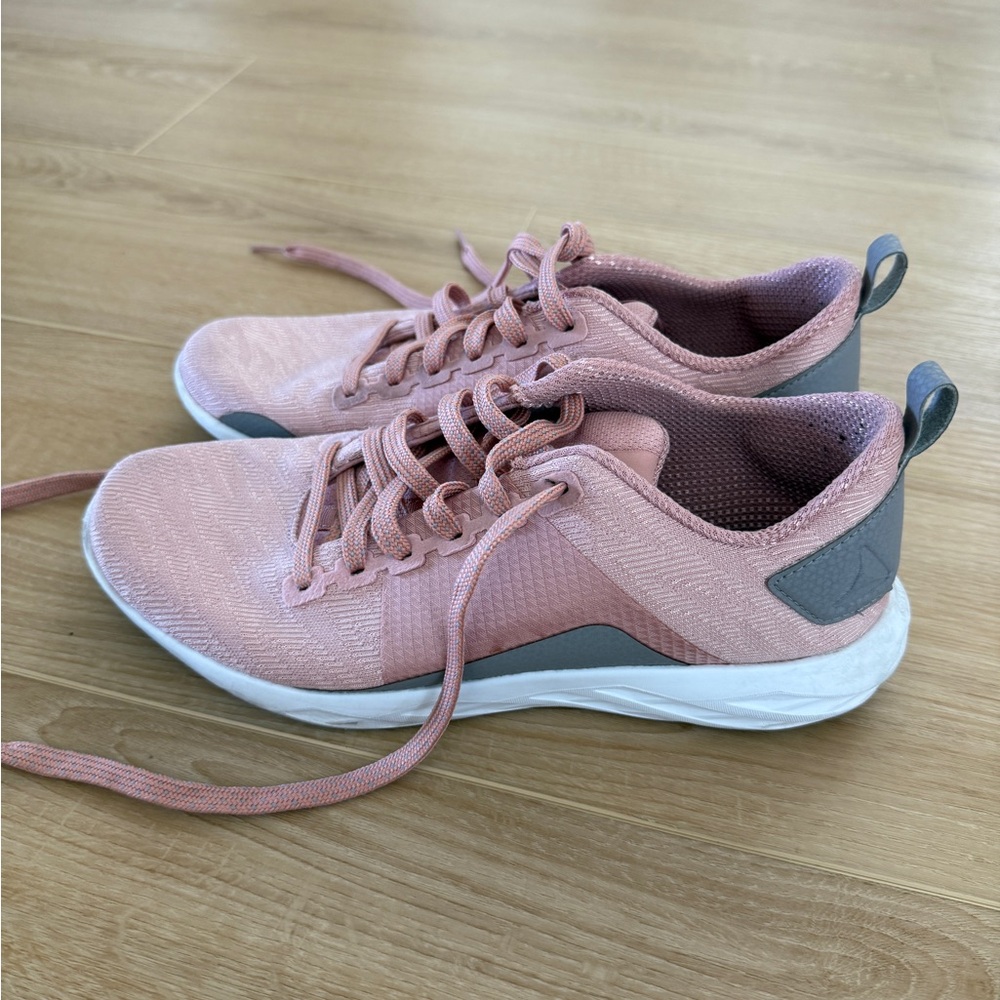 Reebok Pink and Gray Sneakers